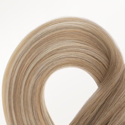 Natural Blonde Balayage (18ET90A) Micro Link Tip Hair Extensions