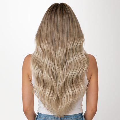 Natural Blonde Balayage (18ET90A) Micro Link Tip Hair Extensions