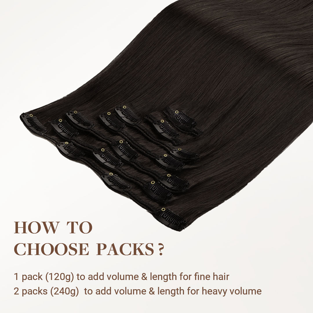 Silky Straight Undetectable Human Hair Extensions