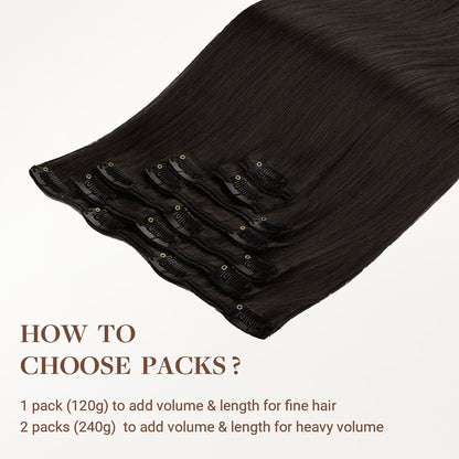 Silky Straight Undetectable Human Hair Extensions