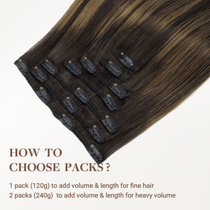 Silky Straight Undetectable Human Hair Extensions