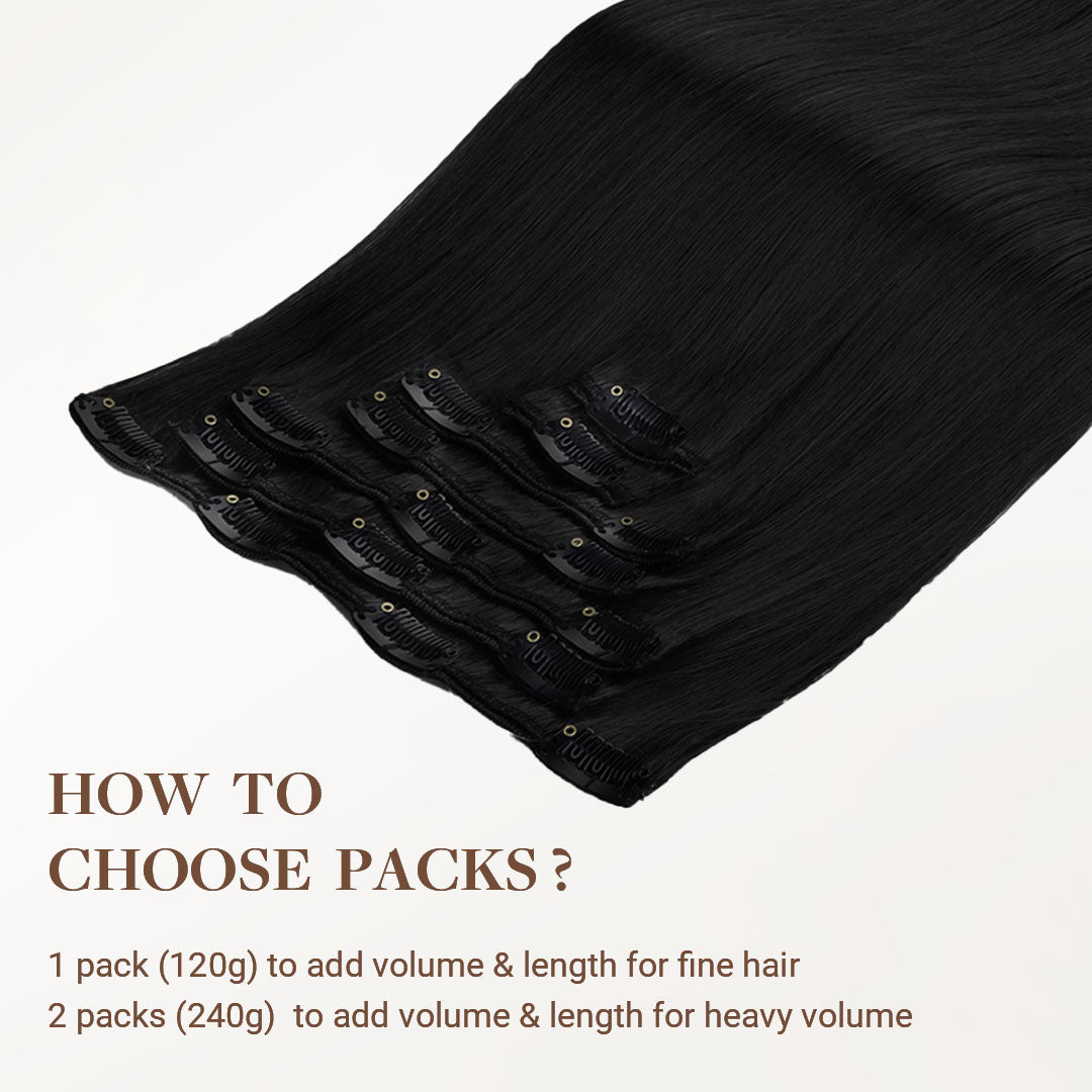 Silky Straight Undetectable Human Hair Extensions
