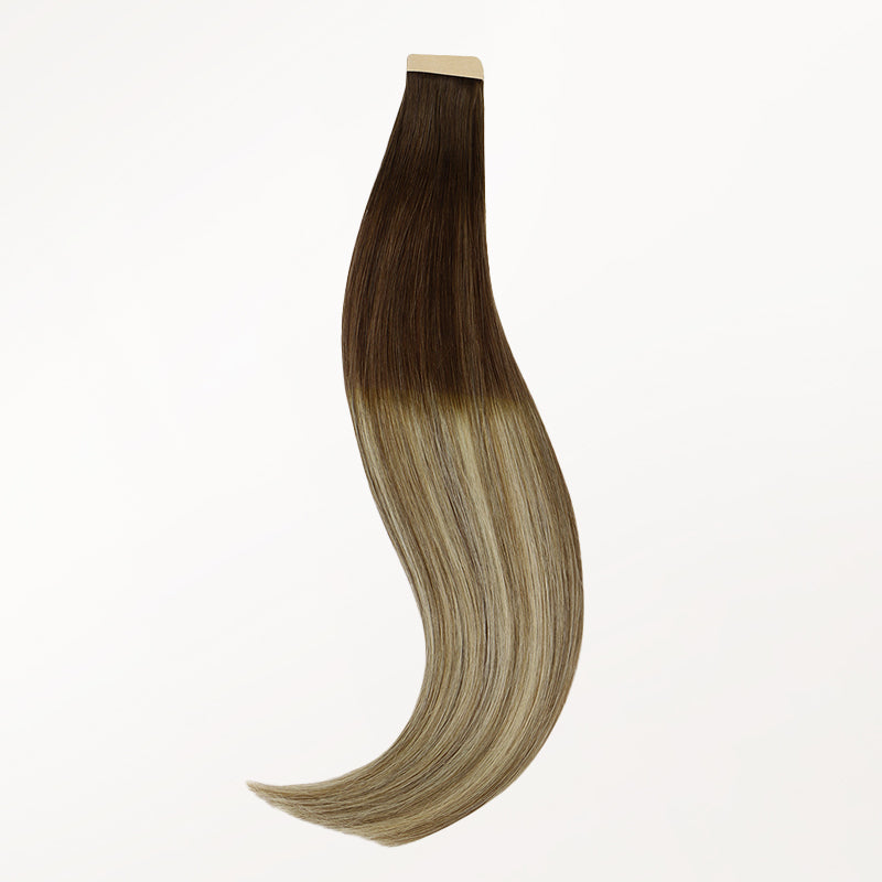 Bleach Blonde Balayage (3/8/613) Tape-Ins [Clearance]