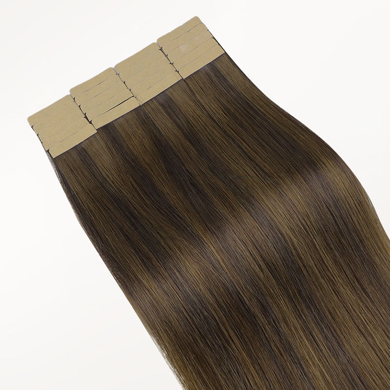 Brown Sugar Swirl Highlights (2C/4E/6C) Tape-Ins [Clearance]