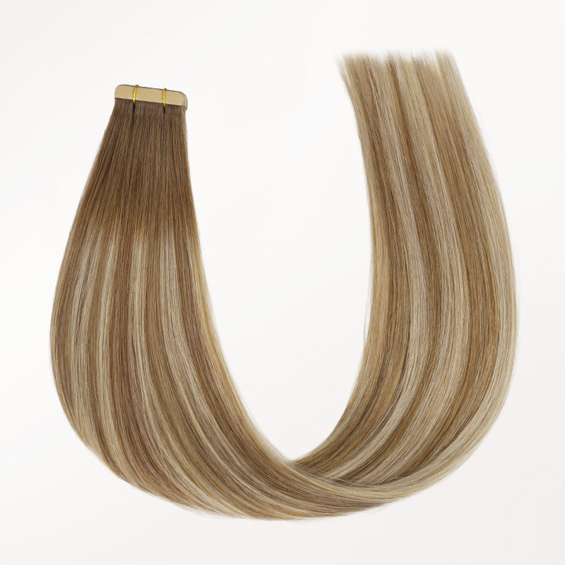 Mocha Ash Blonde Highlights (8E/61/8E) Tape-Ins 50g